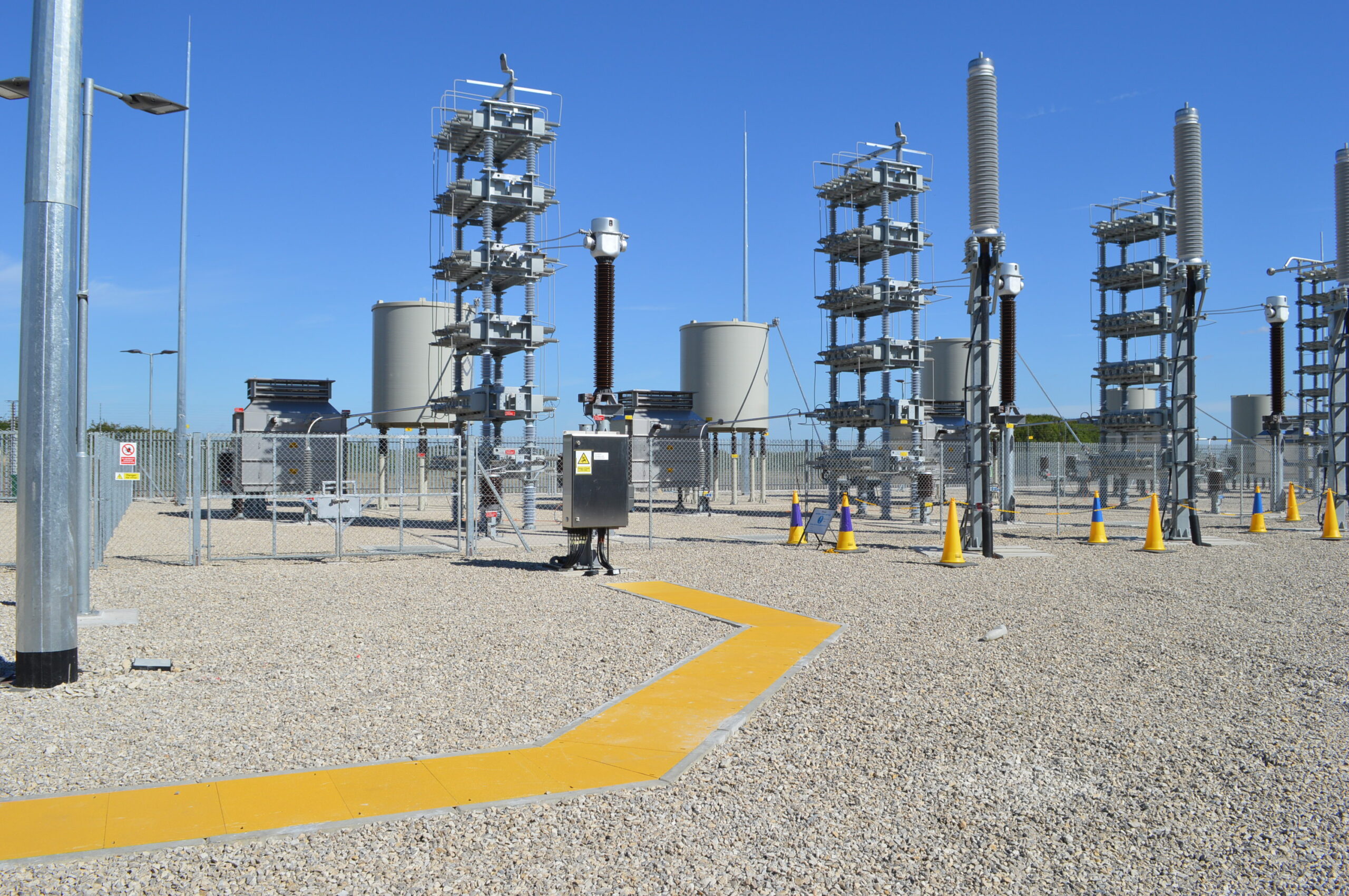 Wellisden 275KV/66KV Umspannwerk – NG Projects, GTDS, Großbritannien